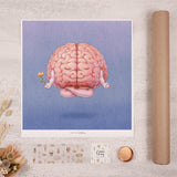 Art Print- Meditation Brain