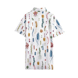 Bacteria Short Sleeve Button Down Unisex Shirt