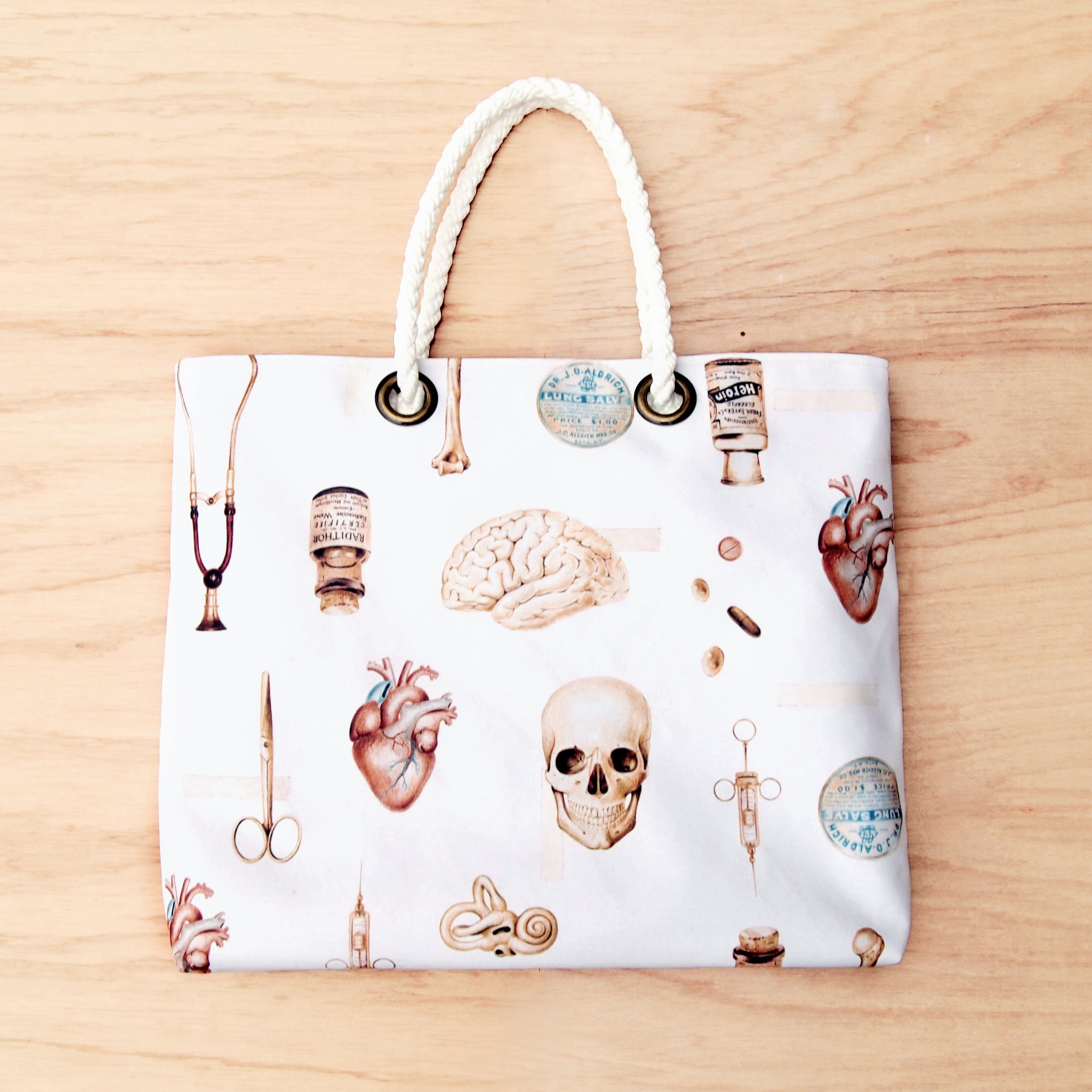 Doctor Gift | Two Sided Bag - Vintage Medical Art – EMMACHENG